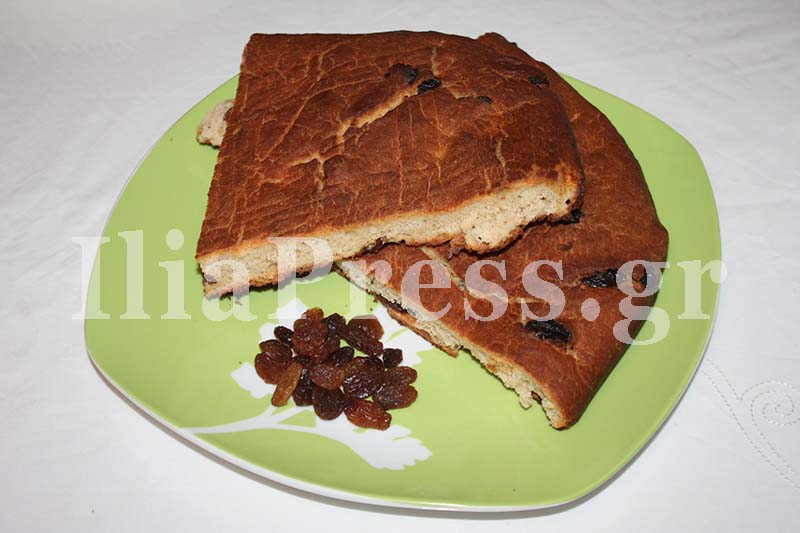 σταφιδόψωμο του Σαββατοκύριακου